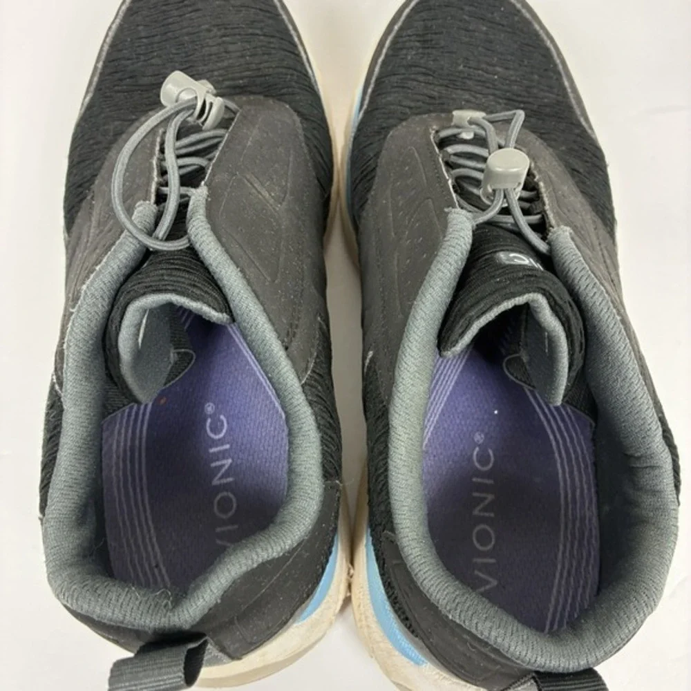 Vionic Women's Active Deon Sneaker Sz 7 Black Walking Running Comfort Orthopedic